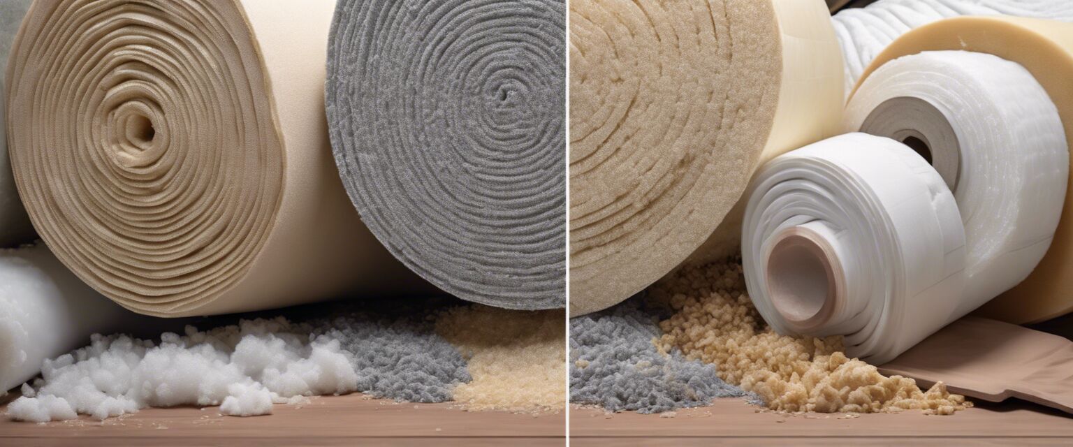 Types of insulation materials